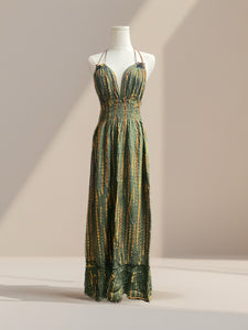 Tie-dye Tulip Maxi Dress