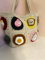 Load image into Gallery viewer, Crochet Tote Bag
