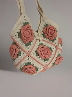 Load image into Gallery viewer, Crochet Tote Bag
