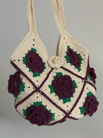 Load image into Gallery viewer, Crochet Tote Bag
