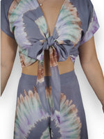 Load image into Gallery viewer, Tie Dye Capri Short Sleeves Set

