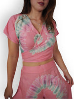 Load image into Gallery viewer, Tie Dye Capri Short Sleeves Set
